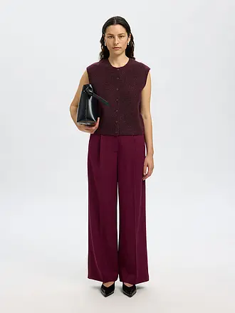 SELECTED FEMME | Gilet SLFLULU | dunkelrot